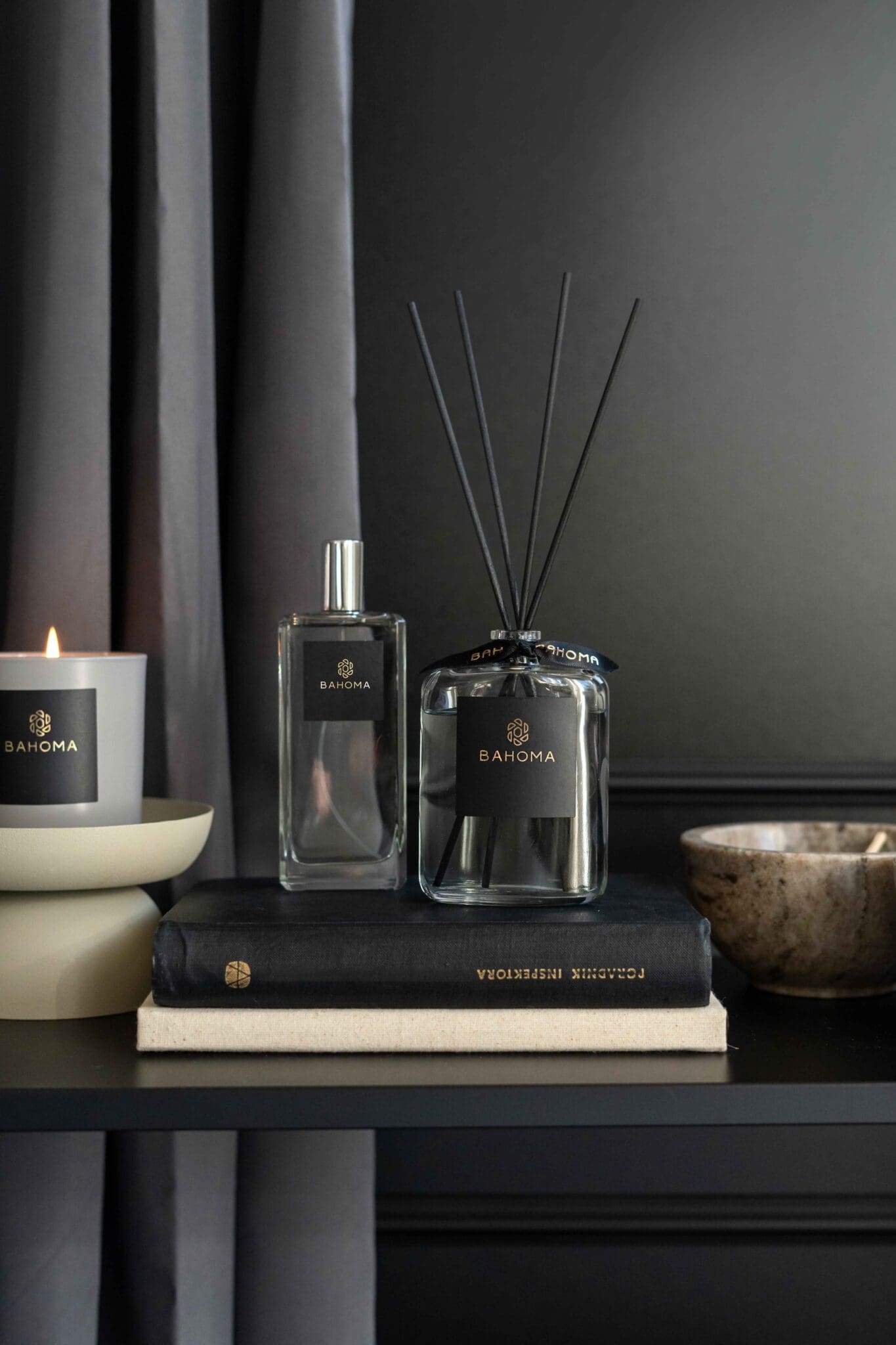 100ml-fragranced-diffuser-ash-collection-product-image-with-grey-liquid-and-black-reeds