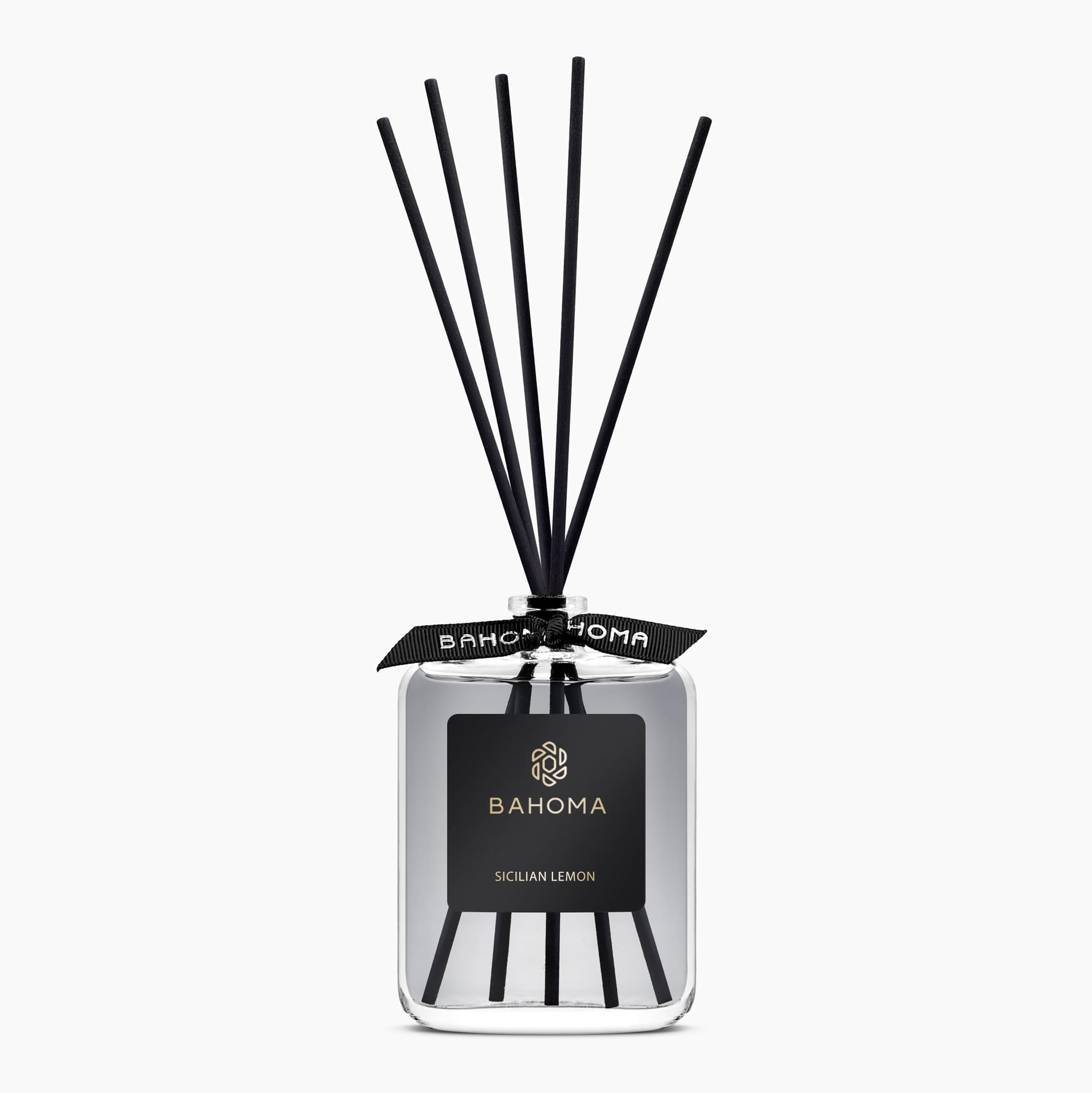 100ml-fragranced-diffuser-product-picture-grey-liquid-black-branded-label-black-reeds-sicilian-lemon