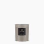 luxury-scented-candle-in-box-pear-and-sweet-pea-blossom-product-picture-mocca-taupe-satin-glass-vessel-mocca-taupe-wax-black-label-gold-branding