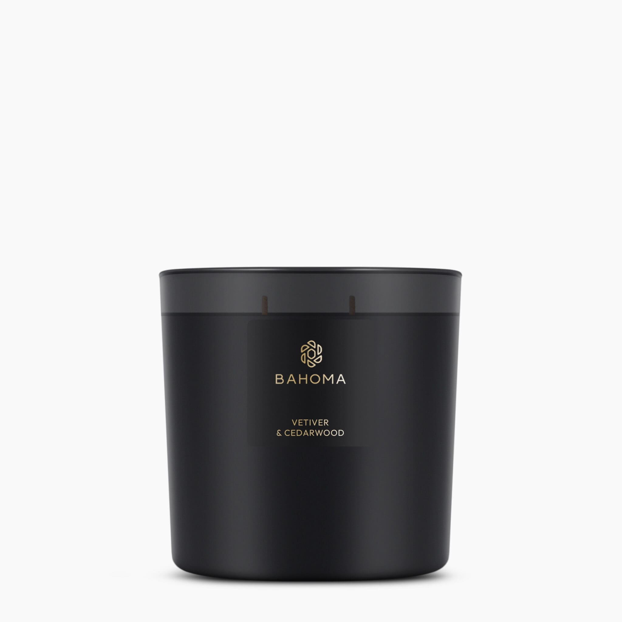 luxury-scented-xl-candle-satin-black-transluscent-vessel-black-label-gold-branding-product-picture-vetiver-and-cedarwood