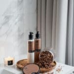 mineral-bath-salts-relaxing-soak-open-jar-desire-with-smoothing-body-lotion-in-bathroom