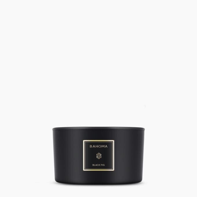 Black Wax Travel Candle Set of 3 - Obsidian Collection