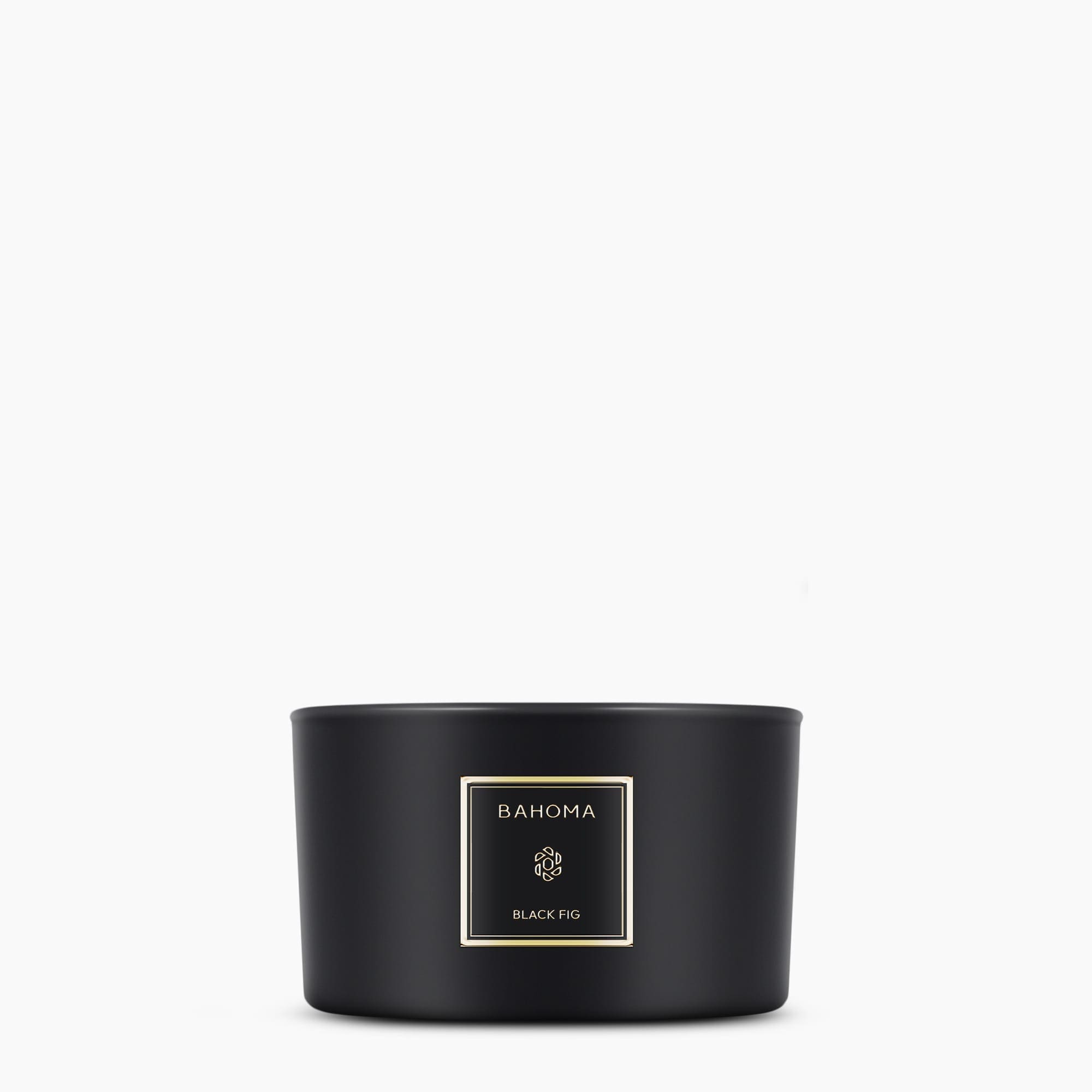 Black Wax Travel Candle Set of 3 - Obsidian Collection