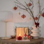 100ml Fragranced Octagonal Diffuser in Polished Glass Bottle with lit-up candle