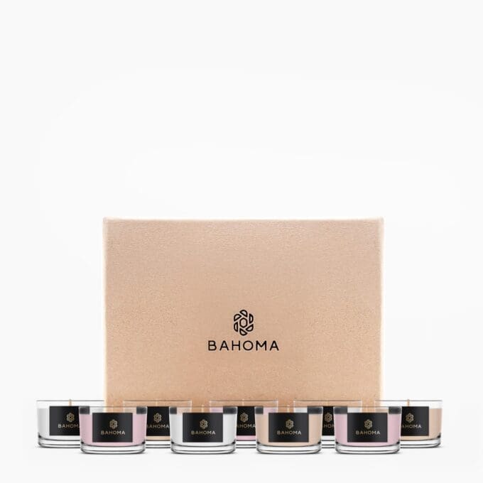 Velvet Rose - Nine Lights Candle Set