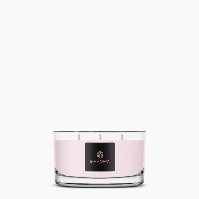 Velvet Peony & Cashmere - Fragranced 3 Wick Candle
