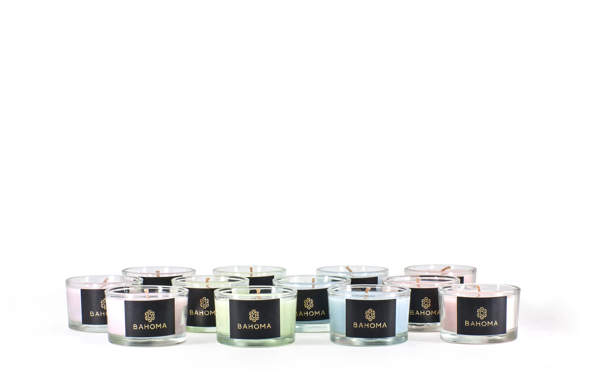 Perfect selection of mini candles in 4 Alchemy fragrances