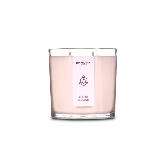 Cherry Blossom - Pink XL Octagonal Candle in a Gift Box