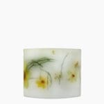 Right profile of the Awakening Scented Grand Pillar Candle in the Botanical Collection style.